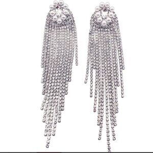 Treasure Jewels Silver and Gemstone statement earrings These